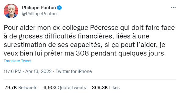 Philippe Poutou se moque de l’appel aux dons de Pécresse