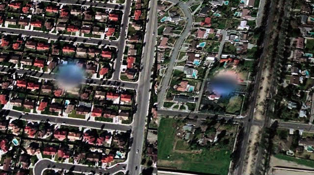 2 soucoupes volantes ont survolé Los Angeles …