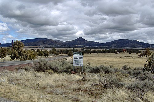 Un OVNI discoïdal observé à Powell Butte