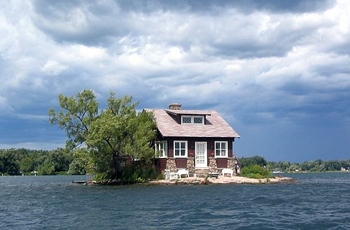 L'île Just Room Enough : La plus petite île habitée au monde