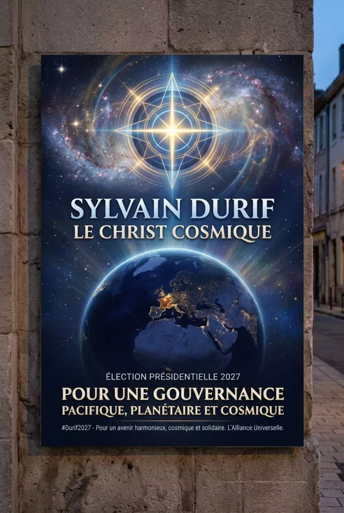 Le « Christ cosmique » de Bugarach repart à l'assaut de l'Élysée : Sylvain Durif officialise sa candidature pour 2027